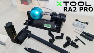 XTOOL RA2 PRO Rotary Attachment - Configurations & Setup - LaserGRBL & LightBurn