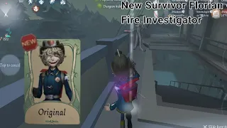 [ Identity V ] Try New Survivor Florian - Fire Investigator