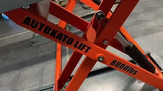 Autokato first impressions.  eBay 8000lb scissor lift.