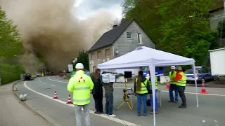 Sprengung der A45-Talbrücke Rahmede