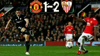 Manchester United vs Sevilla 1-2 All Goals & Highlights 13/03/2018