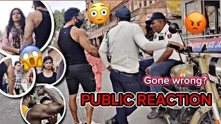 Fitness freak got amazing public reactions 😱🔥 #bodybuilder #publicreaction