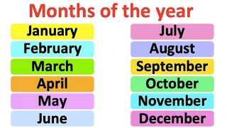 Months of the year | Pronunciation lesson | British English