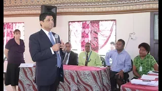 Fijian Acting Prime Minister Q & A Session at the Civil Servant Consultation in Savusavu.