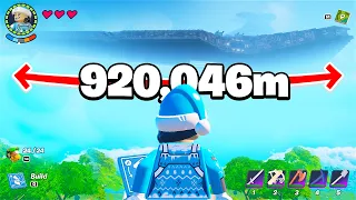 I Built The BIGGEST Floating Base in LEGO Fortnite