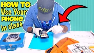 12 Easy Ways To Sneak You Phone Into Class Without Getting Caught - BACK TO SCHOOL HACKS | Nextraker