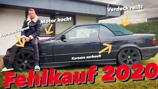 2000€ BMW gekauft & direkt liegen geblieben.Kapitaler Motorschaden am runtergrockten 3er cabrio?(JA)