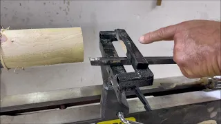 diy tool rest for wood lathe