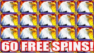 ★★JACKPOT HANDPAY★★$125 BETS★★GREAT EAGLE 2 HIGH LIMIT SLOT MACHINE BUENO DINERO MUSEUM SLOTS WMS