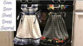 Oven Door Towel Dress Tutorial