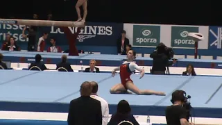 Aliya MUSTAFINA (RUS) floor - 2013 Antwerp worlds Qualifs