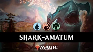 THOSE ARE SOME BIG SHARKS! Temur Ramp | Mythic Top 300