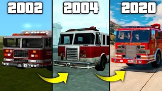 Evolution of FIRE DEPARTMENT in GTA  : Gta 5 Vs gta sanandreas Vs gta vice city