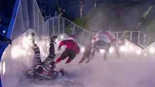 BIGGEST Red Bull Crashed Ice CRASHES!