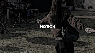 -notion(speed up+lyrics)