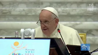 Papa Francesco: "Il protagonista del Sinodo è lo Spirito Santo"