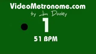 51 BPM Human Voice Metronome by Jim Dooley