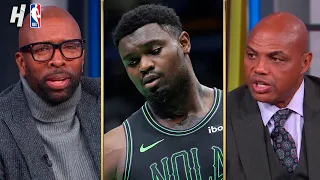 Chuck & Kenny Smith calling out Zion Williamson 👀