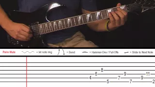 How to Play 'Message in a Bottle' by The Police (With On-Screen Tabs!) - Guitar Tutorial