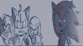 END SONIC VS EVERYONE! (Sonic Frontiers: Bad Ending Comic Dub Part 2)