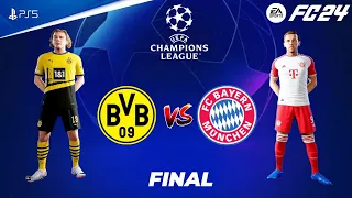 EA Sports FC 24 - Borussia Dortmund vs Bayern Munich | Champions League 23/24 Final  | PS5™ [4K60]