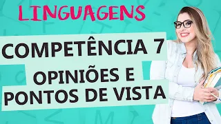 COMPETÊNCIA 7 DA PROVA DE LINGUAGENS - ENEM - Aula 7 - Profa. Pamba - Linguagens