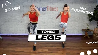 20 minute no equipment TONED LEGS - All standing lower body