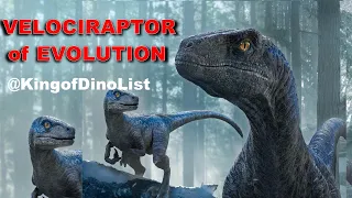 VELOCIRAPTOR OF EVOLUTION 1993 - 2023 BAD ROMANCE CRAZY DINOSAUR KING OF DINO