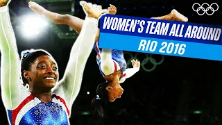 🇺🇸 Incredible Routines from the US-Team at the Women's Team All Around!🥇 | Rio 2016