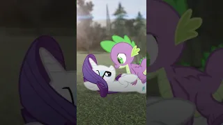 Peaceful #sparity #spike #rarity #mlp #animation #trainz #shorts