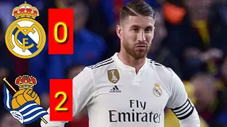 Real Madrid Vs Real Sociedad highlights Goals 0-2
