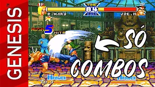 COMBOS REALBOUT FATAL FURY SPECIAL  COMBOS   | SEGA GENESIS (MEGA DRIVE)