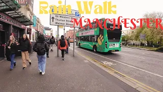 Rainy day Manchester Tour Just a normal day in England 4K UHD