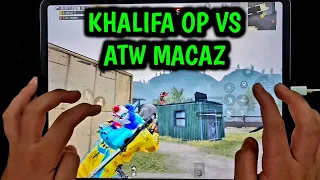 KHALIFA OP VS MACAZ 1 VS 1 M24 CHALLENGE | IPAD PRO PUBG HANDCAM | 6-FINGERS CLAW NO GYRO