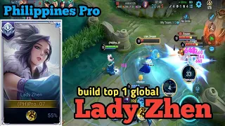 Best build for Lady Zhen,One hit combo delete..Honor of Kings