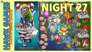 Plants vs Zombies 2 Holiday Mashup World Night 27 Easy (Flowers)