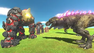 Who is the BOSS - Golem of Evolution VS T Rex of Evolution - Animal Revolt Battle Simulator