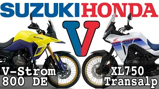 New 2023 V-Strom 800 & 2023 Transalp 750 Compared (with 5 Key Differences)