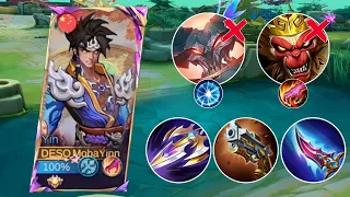 YIN BEST BUILD & EMBLEM - Mobile Legends Bang Bang