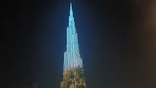 Burj Khalifa proiection