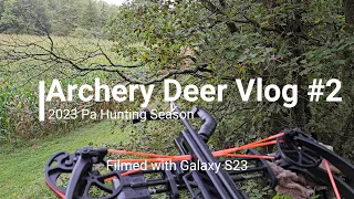 Evening Archery Pa Deer Hunt Vlog #2 9_25_23