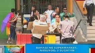 BP: Bahagi ng supermarket sa Dasmarinñas, Cavite, nasunog; 3 sugatan