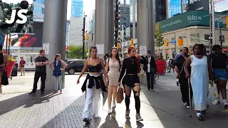 Friday Lively Downtown Toronto During the Outage Walk (July 2022)