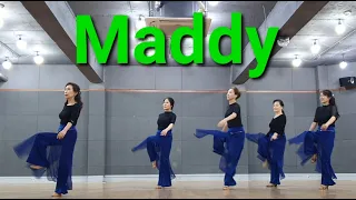 Maddy line dance (High Intermediate Rolling eight) Demo