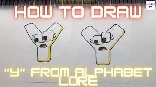 How to Draw "Y" From Alphabet Lore!!! #craftkidstv #alphabetlore #artforkids #art #artfun