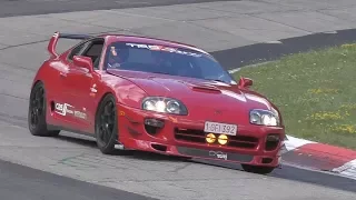 Toyota Supra's at the Nürburgring 2017 Compilation!