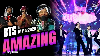 BTS (방탄소년단) Black Swan Perf. + ON + Life Goes On + Dynamite @ 2020 MMA (Reaction) | AMAZING!