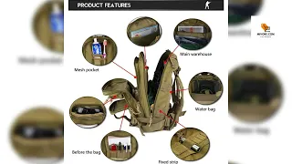 30L Waterproof Tactical Backpack