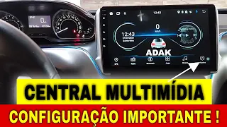 CENTRAL MULTIMÍDIA ADAK - Dúvidas dos inscritos, Como configurar a para aparecer a logo