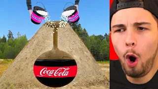 EXPERIMENT Coca Cola Vulkan VS. Mentos